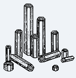 connector brass steel Colodex