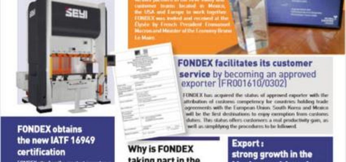 Fondex newsletter 201809